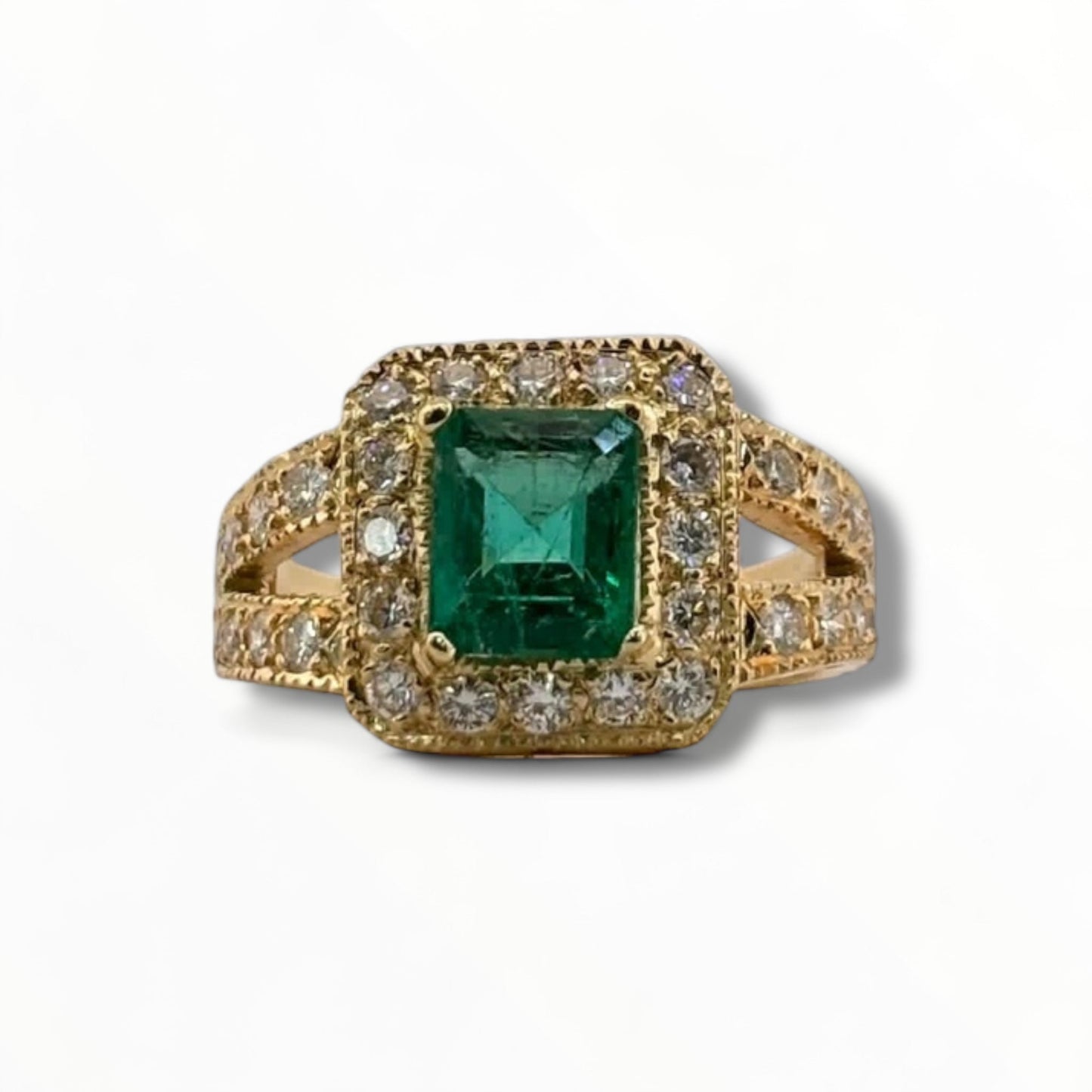 Anillo esmeralda - Marquisse diamantes