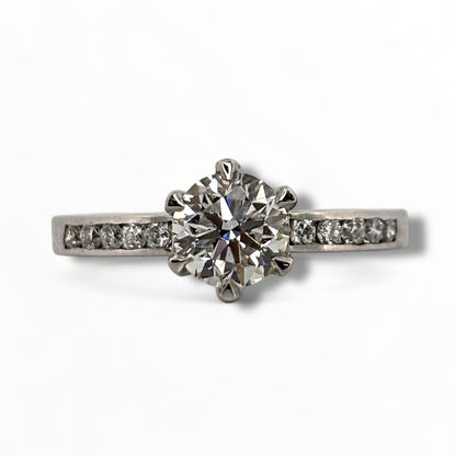 Anillo con pave .70 ct - Marquisse diamantes