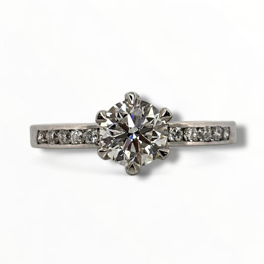 Anillo con pave .70 ct - Marquisse diamantes