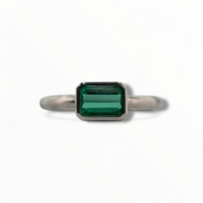 Anillo esmeralda 0.70 ct - Marquisse diamantes