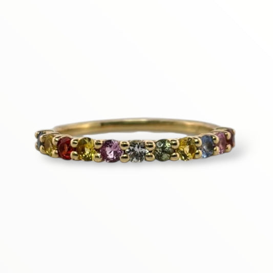 Churumbela zafiros rainbow 0.90 ct - Marquisse diamantes