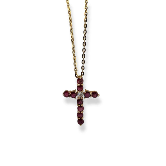 Cruz rubi XL - Marquisse diamantes
