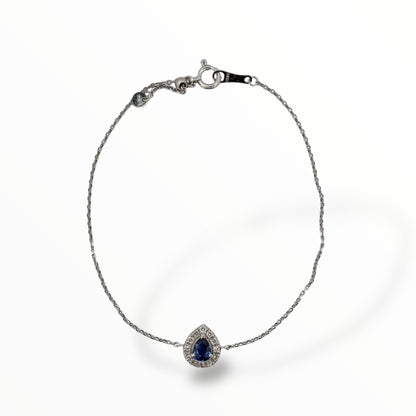 Pulsera zafiro - Marquisse diamantes