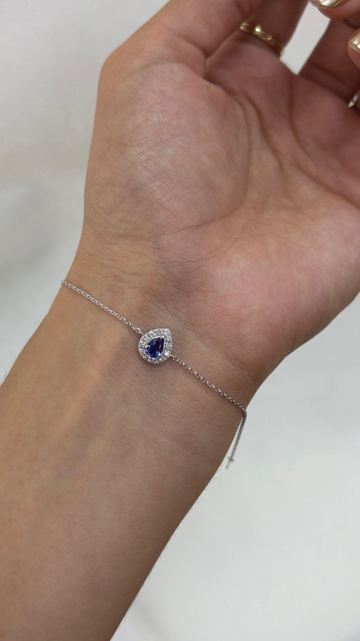 Pulsera zafiro - Marquisse diamantes